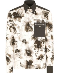Dolce & Gabbana Floral Print Pocket Shirt