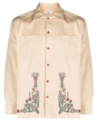 Nudie Jeans Vincent Floral Print Cotton Shirt