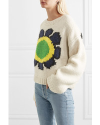 Opening Ceremony Intarsia Wool Blend Sweater