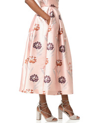 Rochas Floral Skirt