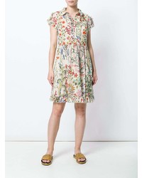 RED Valentino Floral Gathered Dress