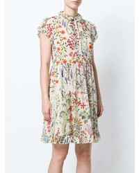 RED Valentino Floral Gathered Dress