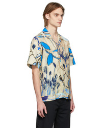 Paul Smith Beige Floral Beach Shirt