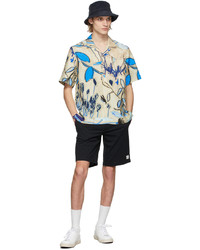 Paul Smith Beige Floral Beach Shirt
