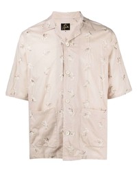 Needles Embroidered Floral Cotton Shirt