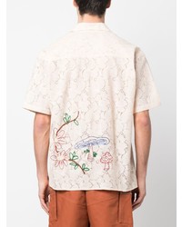Andersson Bell Floral Embroidered Corded Lace Shirt