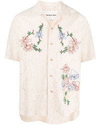 Andersson Bell Floral Embroidered Corded Lace Shirt