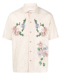 Andersson Bell Floral Embroidered Lace Shirt