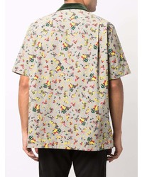 Sacai Floral Print Short Sleeve Shirt