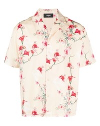 Represent Floral Print Short Sleeve Shirt