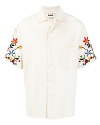 YMC Idris Floral Embroidered Shirt
