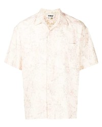 YMC Mitchum Floral Print Short Sleeve Shirt