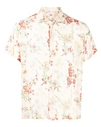 Bode Floral Print Silk Shirt