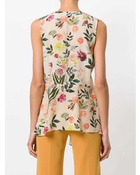 Theory Floral Printed Top