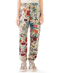 Gucci Floral Print Tech Jersey Track Pants
