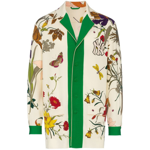 Gucci Wool Jacket With Ny Yankees Patch, $2,636, farfetch.com