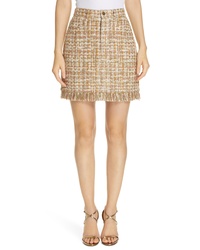 AMU R Luann Tweed Miniskirt