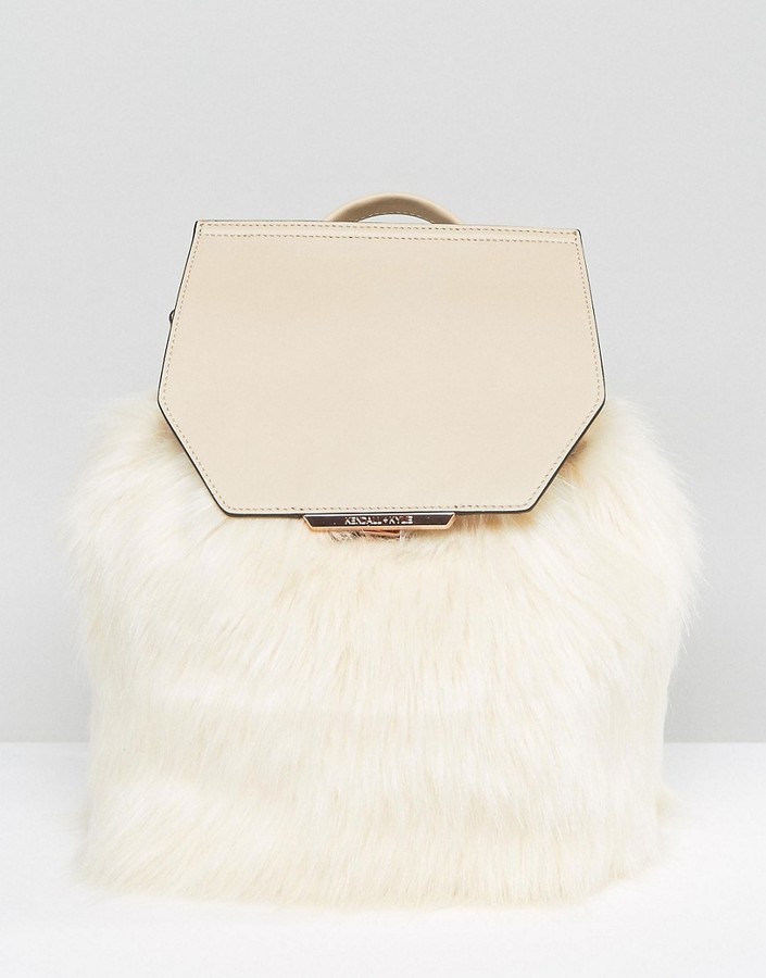 Faux Fur Backpack, $180 | Asos | Lookastic