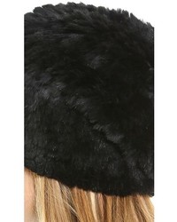 Adrienne Landau Knit Fur Hat