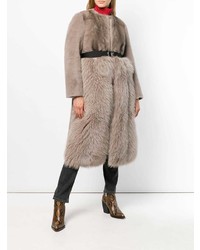Blancha Fur Mesh Coat