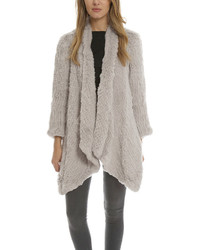 H Brand Ashleigh Rabbit Fur Coat