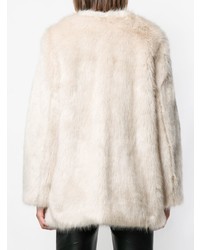 Helmut Lang Oversized Faux Fur Coat