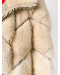 Liska Quilted Fur Coat