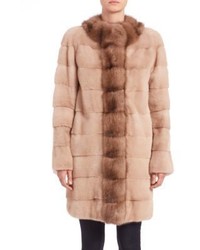 The Fur Salon Mink Sable Fur Coat