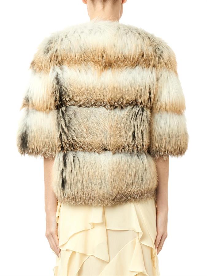 Lilly E Violetta Foxy Fox Fur Jacket, $5,839 | MATCHESFASHION.COM ...