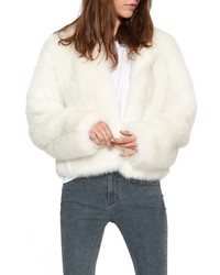 Nphilanthropy Heather Faux Fur Jacket