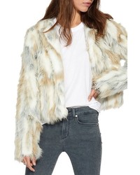 Nphilanthropy Heather Faux Fur Jacket