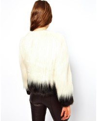 Unreal Fur Fire And Ice Coat In 2 Tone