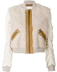 Chloé Zipped Shearling Jacket