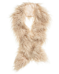 H&M Faux Fur Collar Beige Ladies