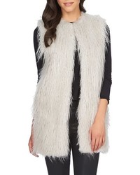 1 STATE 1state Faux Fur Long Vest