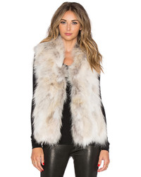 Eaves Coyote Fur Tracy Vest
