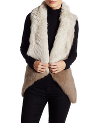 Mitchies Ombre Genuine Rabbit Fur Vest