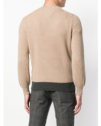 Brunello Cucinelli Geometric Knit Sweater