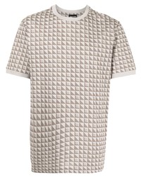Giorgio Armani Monogram Pattern T Shirt