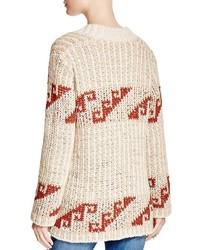 Free People Time And Again Geometric Pattern Cardigan