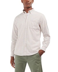 Barbour Kane Tailored Fit Check Shirt In Stone At Nordstrom