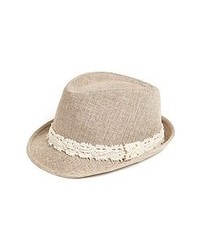 Amici Accessories Fedora Natural One Size