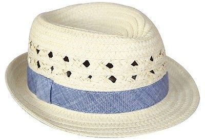 boys straw fedora hat