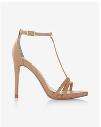 Express Simple T Strap Heeled Sandals