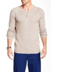 Vince Camuto Long Sleeve Thermal Knit Henley