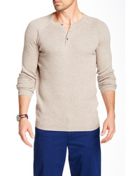 Vince Camuto Long Sleeve Thermal Knit Henley