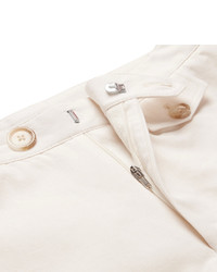Oliver Spencer Tab Herringbone Cotton Trousers