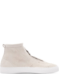 Diemme Beige Suede Fontesi High Top Sneakers