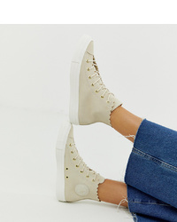 Converse Chuck Taylor Hi Frills White Trainers