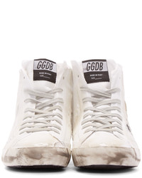 Golden Goose Deluxe Brand Golden Goose White Francy High Top Sneakers